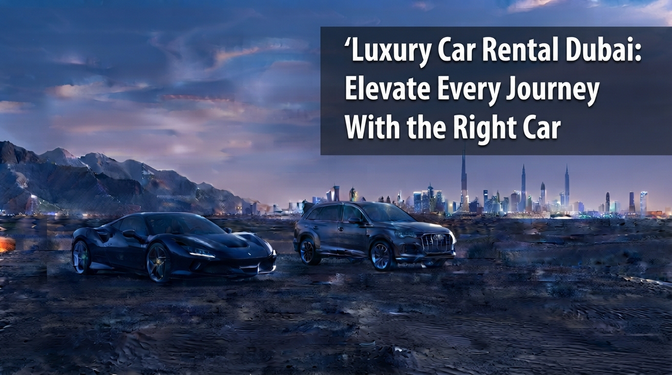 Luxury Car Rental Dubai: Elevate Every Journey With the Right Car